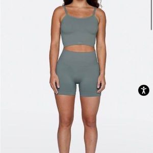 Set Active Sculptflex Bike Short in Wave